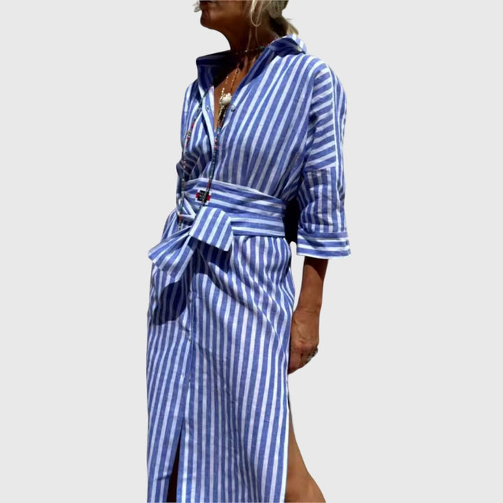 Muse and Valeur | Classic Striped Dress