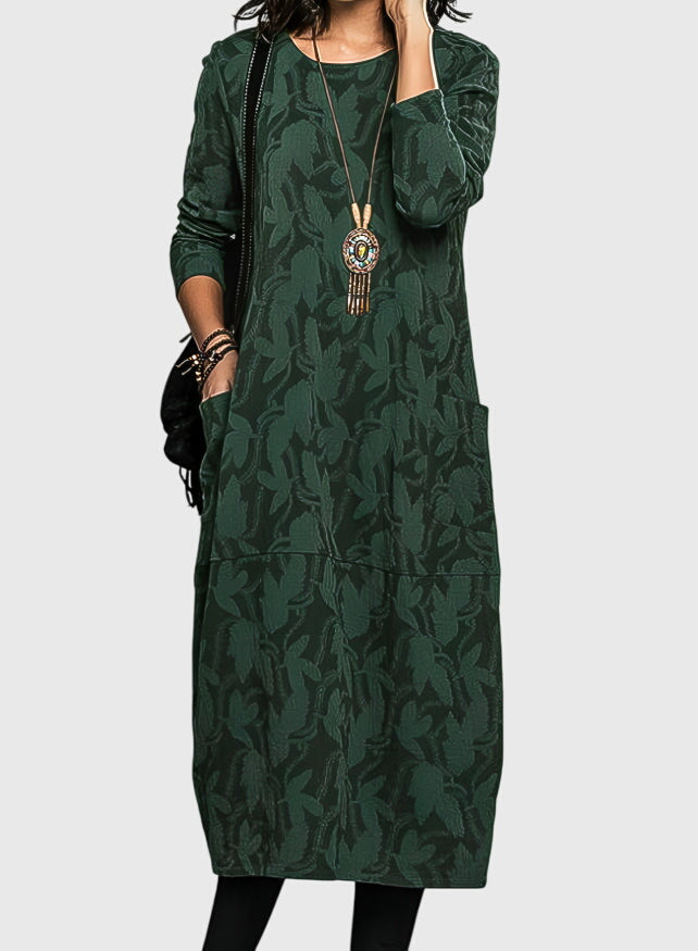 Muse and Valeur | Casual Round-Neck Dress