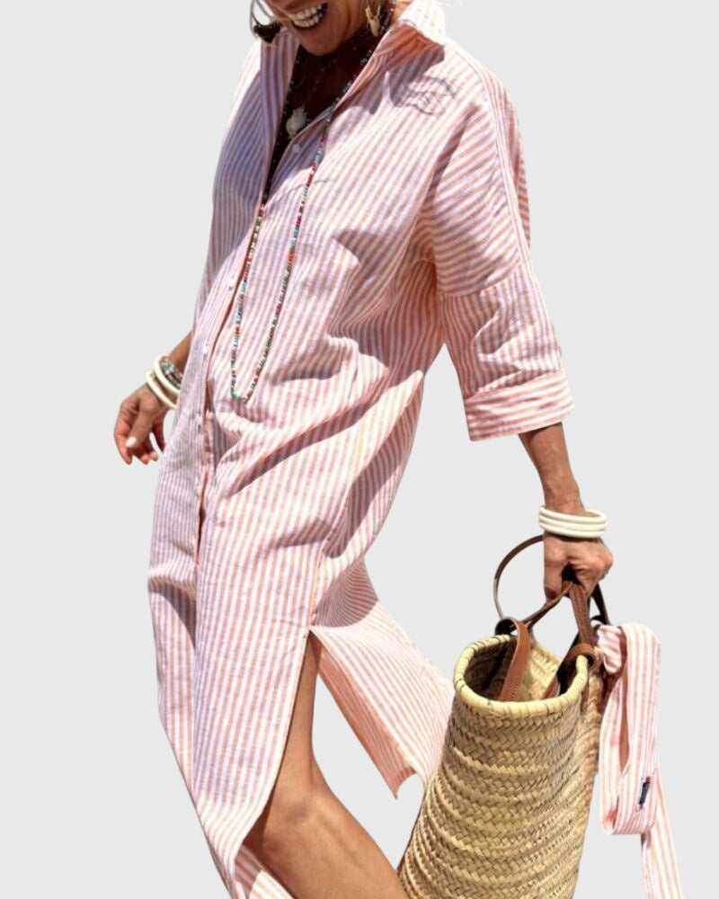 Muse and Valeur | Classic Striped Dress