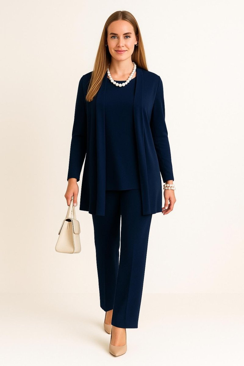 Muse and Valeur | Cardigan, Top and Trousers Set