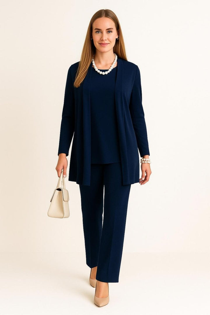 Muse and Valeur | Cardigan, Top and Trousers Set