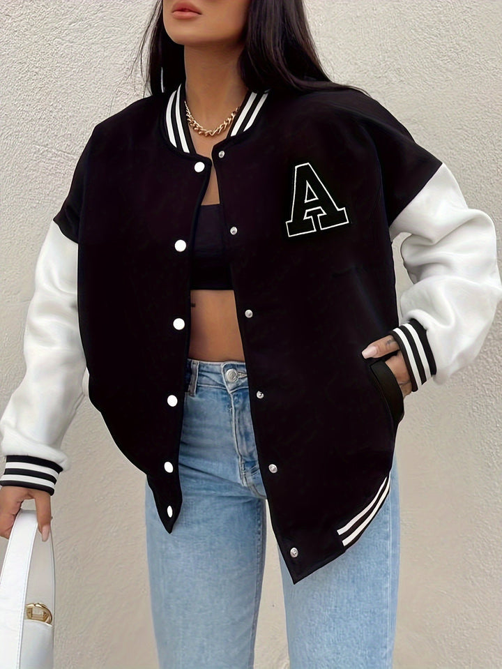 Muse and Valeur | Women’s Casual Oversized Bomber Jacket