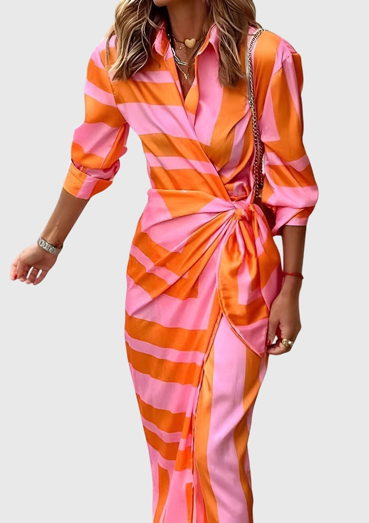 Muse and Valeur | Wrap Dress with Print