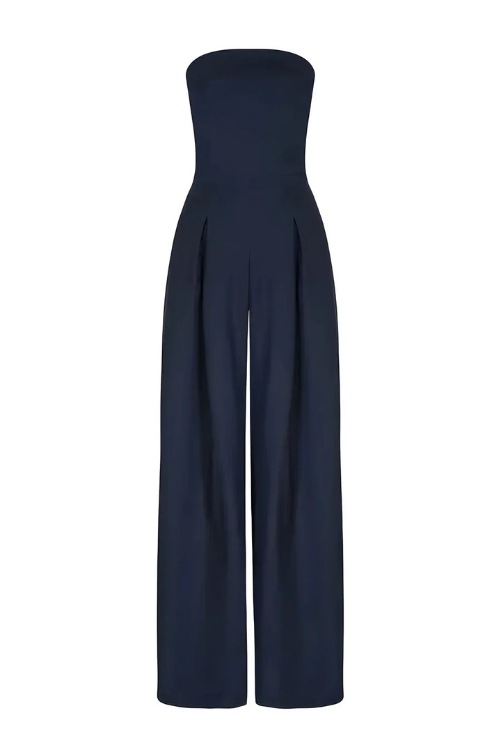 Muse & Valeur | Strapless Jumpsuit for Women in Black