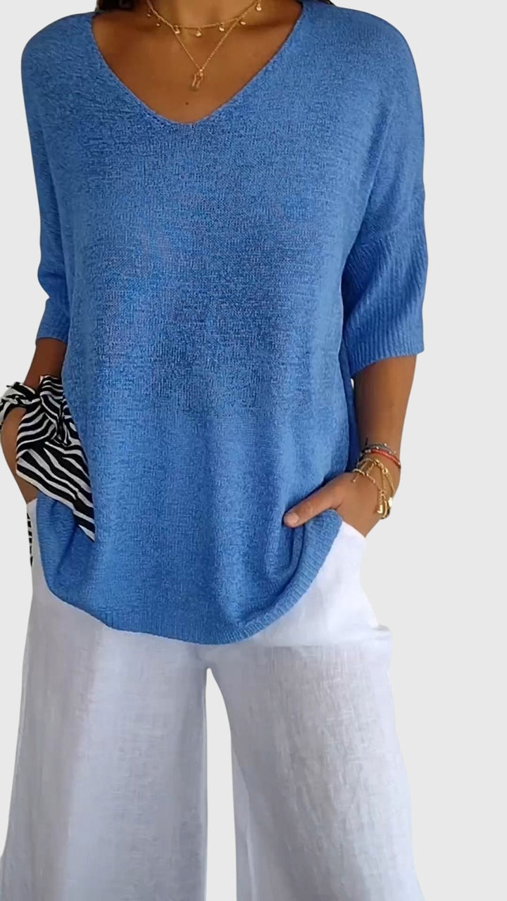 Muse and Valeur | V-Neck Top