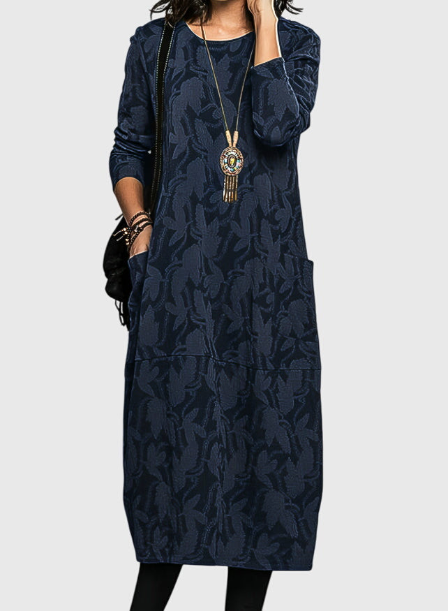 Muse and Valeur | Casual Round-Neck Dress