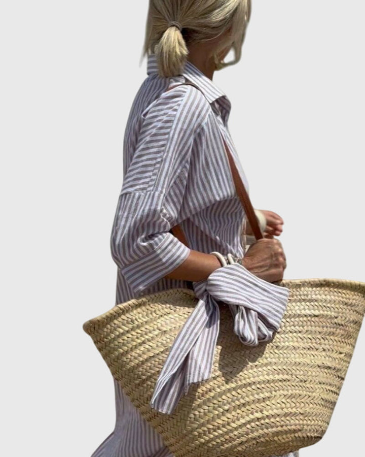 Muse and Valeur | Classic Striped Dress