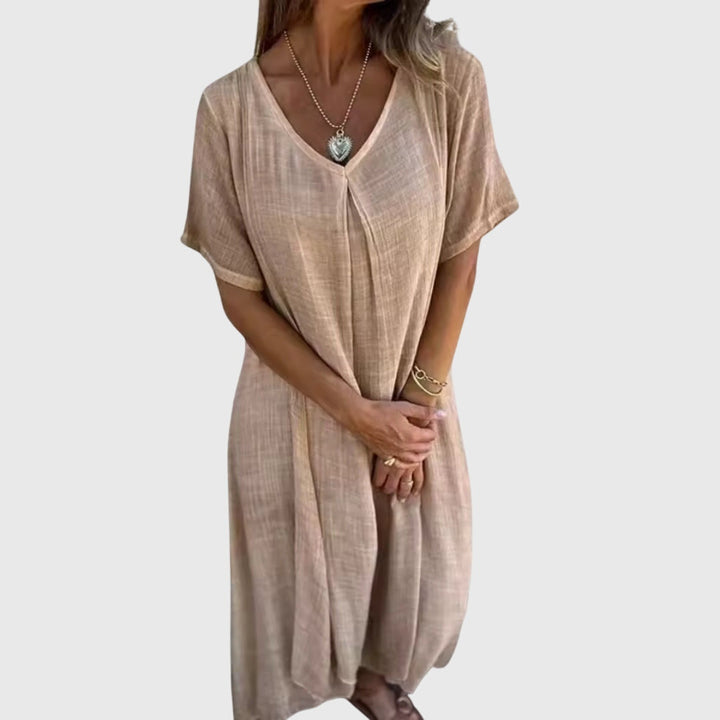 Muse and Valeur | Lightweight V-Neck Dress
