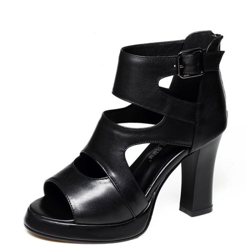 Muse & Valeur | Summer Heels for Women in Cut-Out Style, Platform Fit