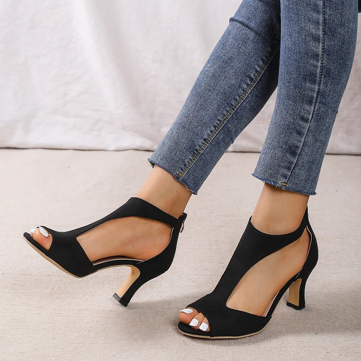 Muse & Valeur | Summer Heels for Women in Cut-Out Open Toe Style