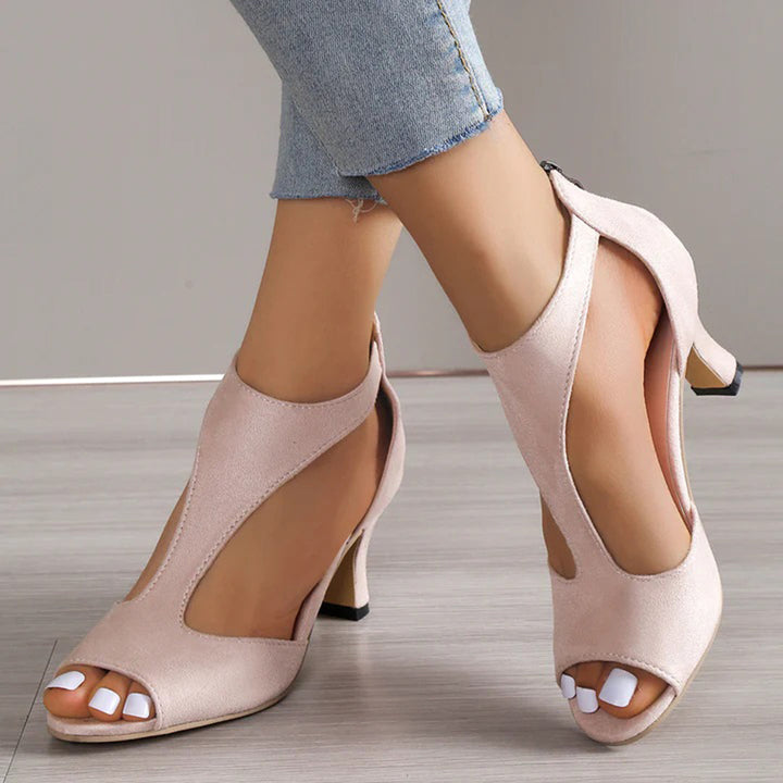 Muse & Valeur | Summer Heels for Women in Cut-Out Open Toe Style
