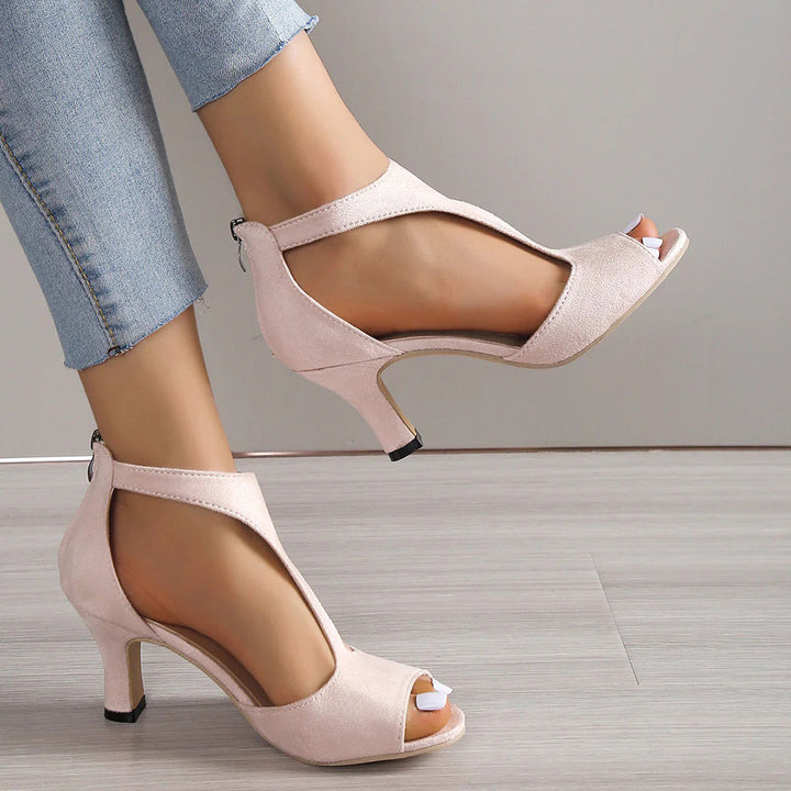 Muse & Valeur | Summer Heels for Women in Cut-Out Open Toe Style