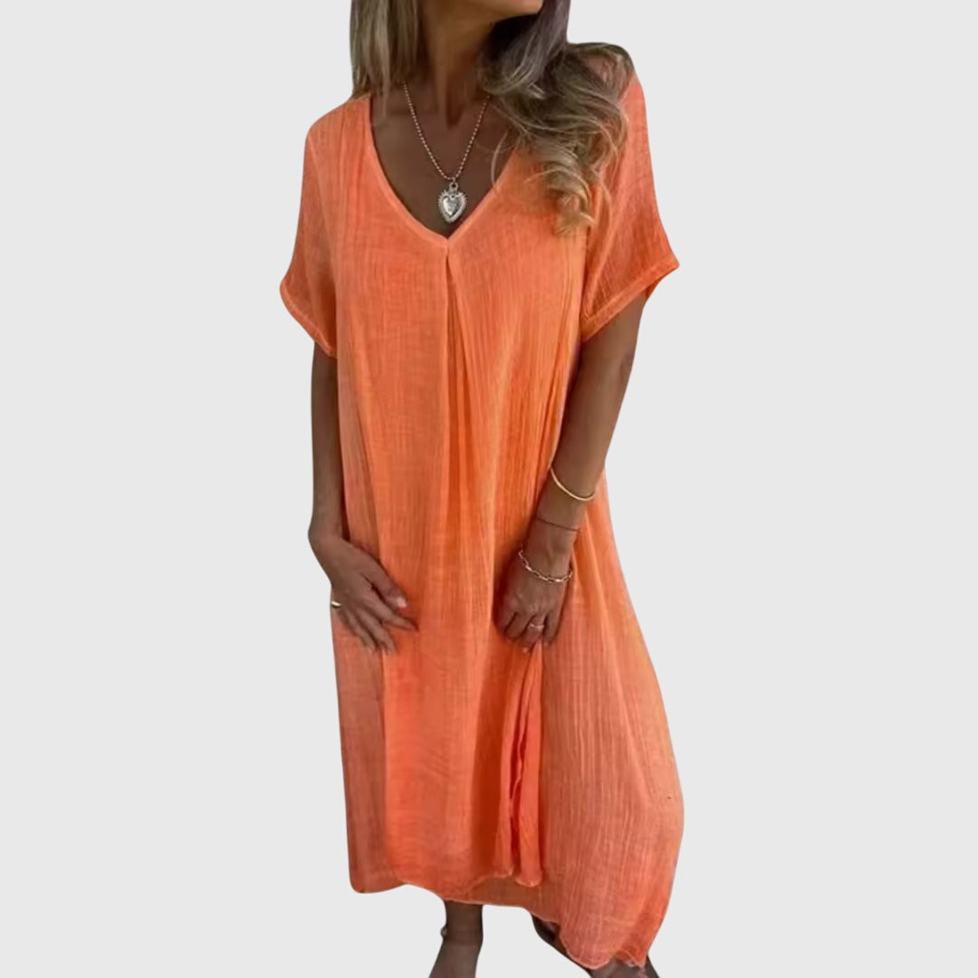 Muse and Valeur | Lightweight V-Neck Dress
