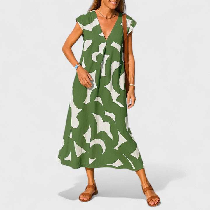 Muse and Valeur | V-Neck Dress