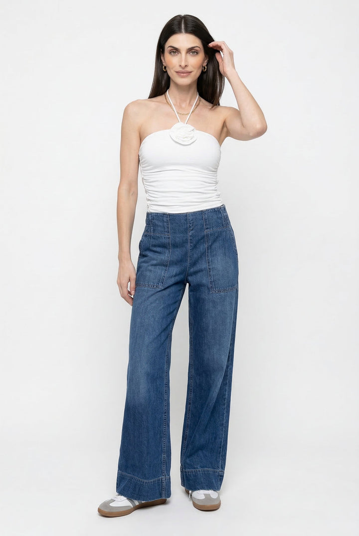 Muse & Valeur | Wide-Leg Denim Jeans for Women