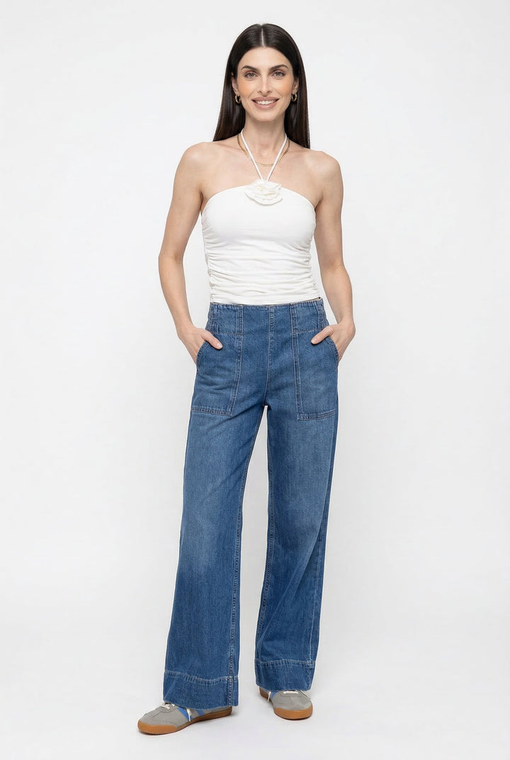 Muse & Valeur | Wide-Leg Denim Jeans for Women