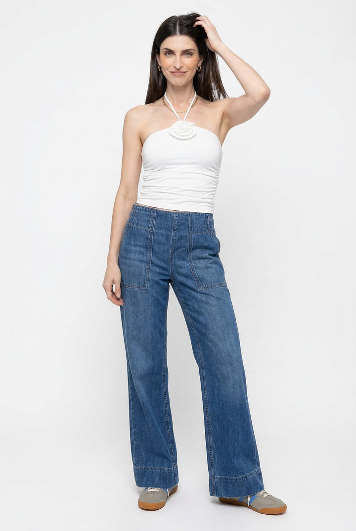 Muse & Valeur | Wide-Leg Denim Jeans for Women