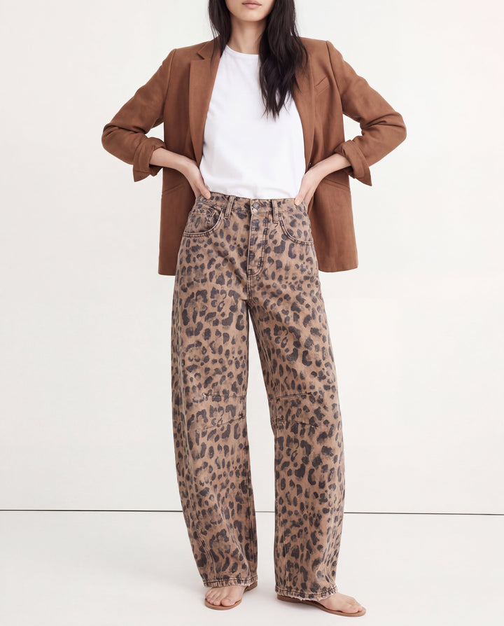 Muse & Valeur | Barrel-Leg Denim Jeans for Women