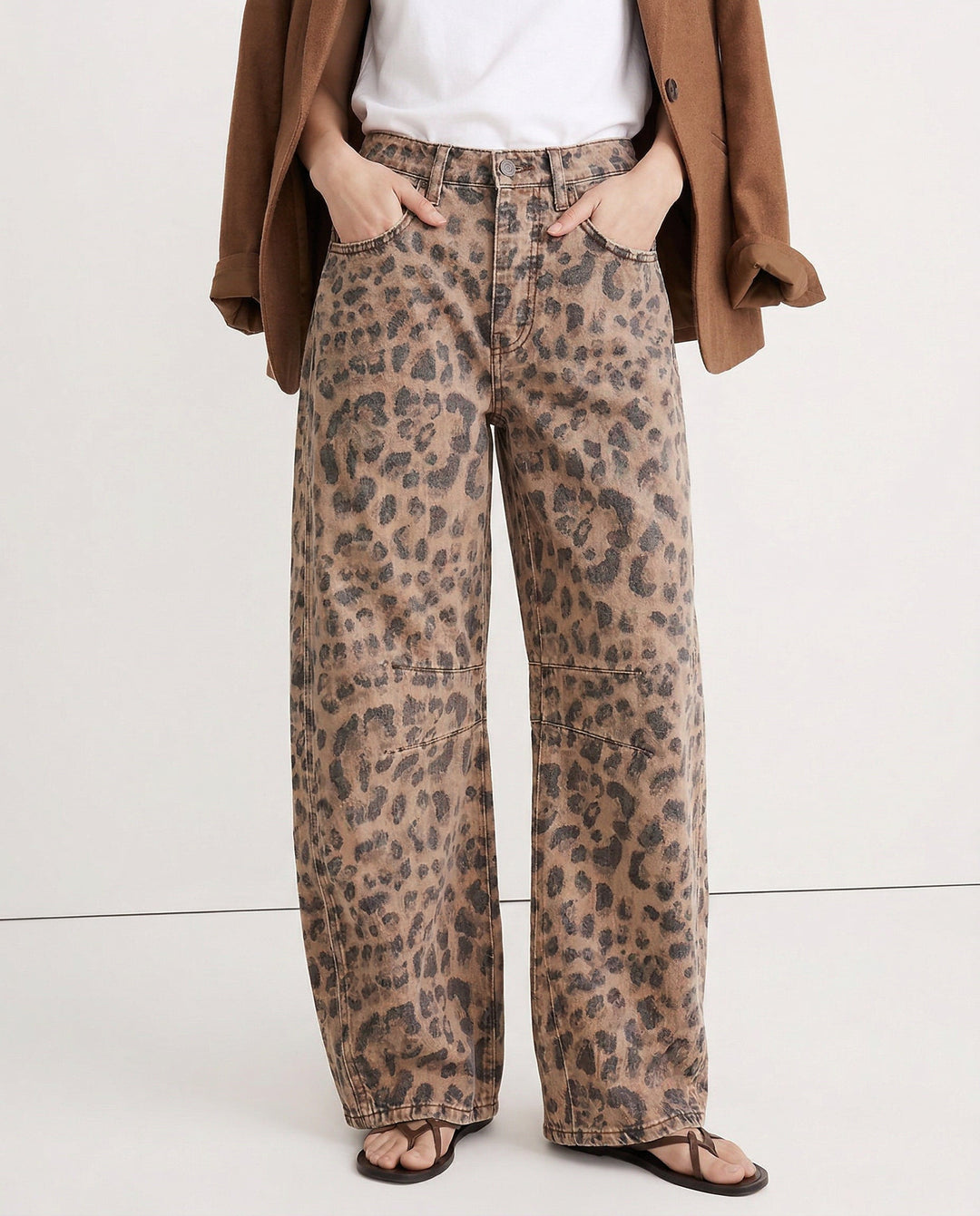 Muse & Valeur | Barrel-Leg Denim Jeans for Women