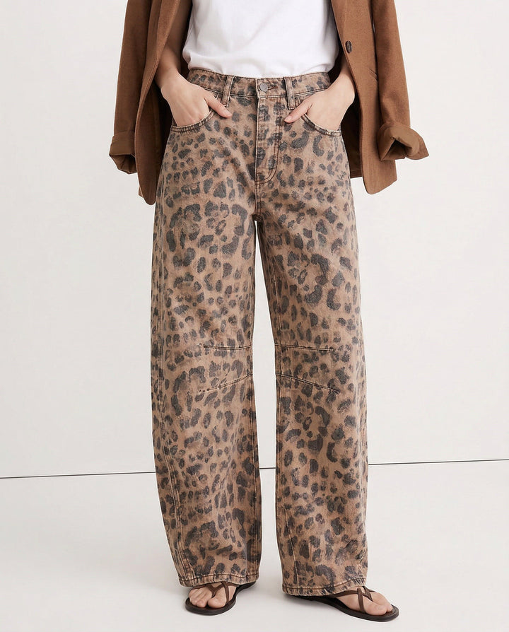 Muse & Valeur | Barrel-Leg Denim Jeans for Women