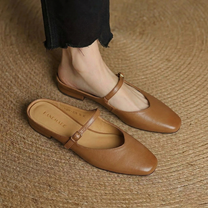 Muse & Valeur | Genuine Leather Mules for Women