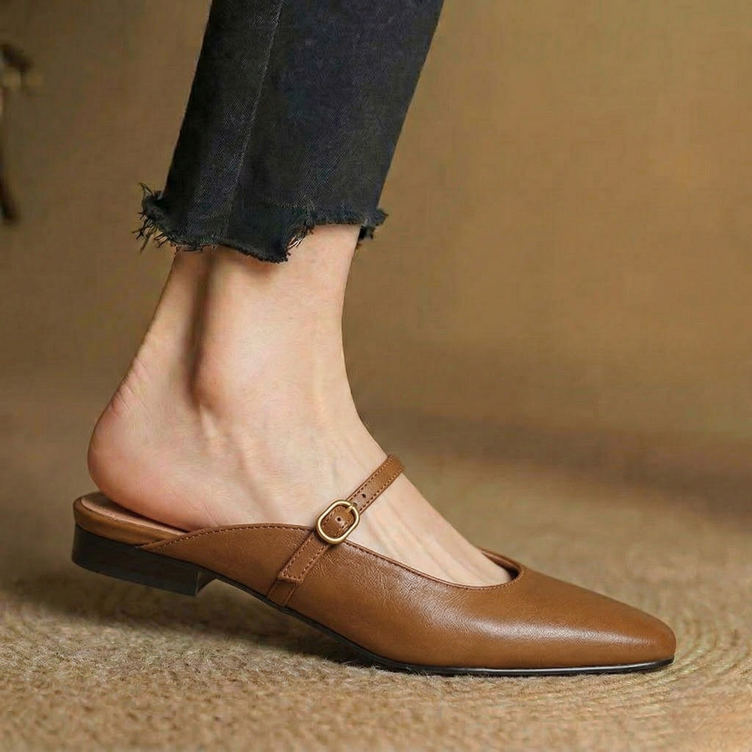 Muse & Valeur | Genuine Leather Mules for Women