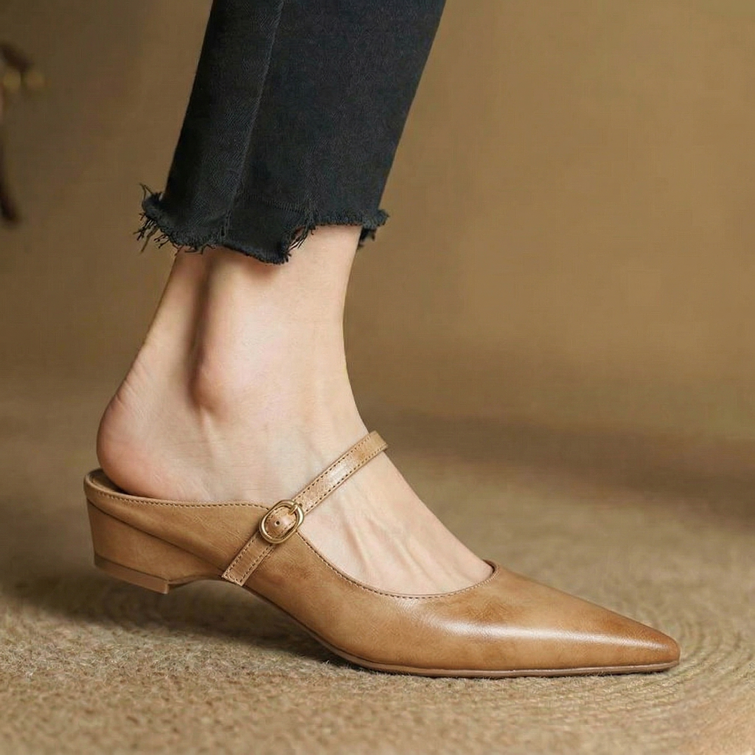 Muse & Valeur | Genuine Leather Mules for Women