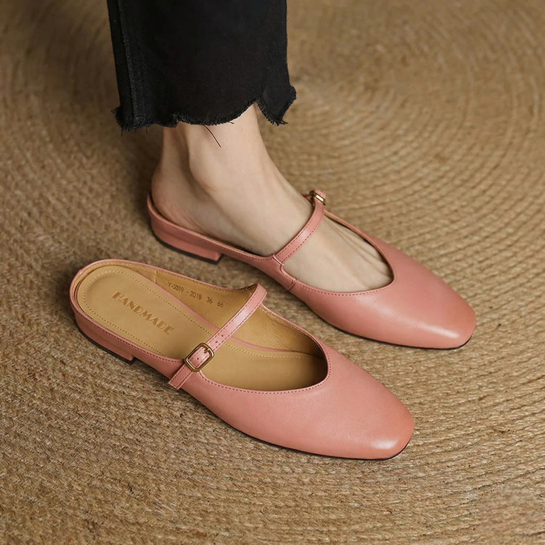 Muse & Valeur | Genuine Leather Mules for Women