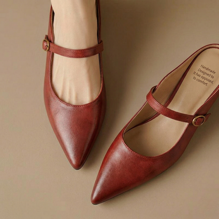 Muse & Valeur | Genuine Leather Mules for Women