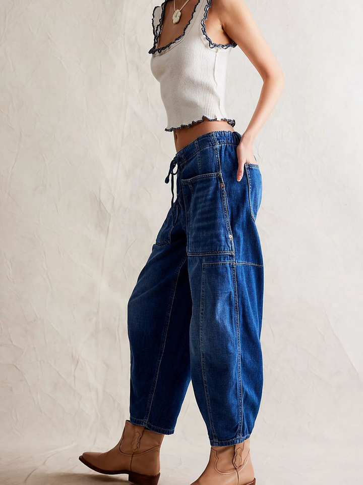 Muse & Valeur | Weekend Jean for Women in Denim, Slim Fit, Blue