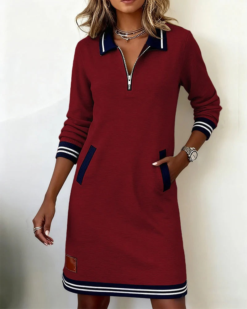 Muse and Valeur | Long Sleeve Cotton Dress