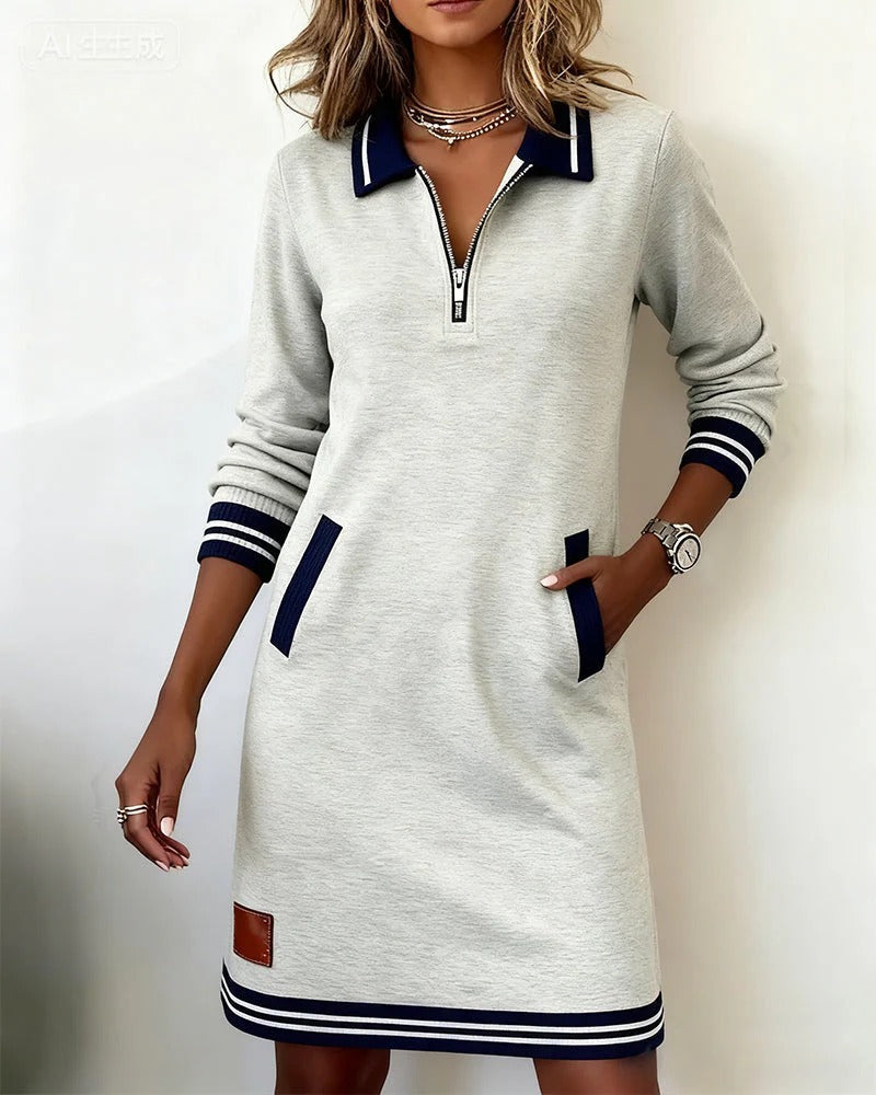Muse and Valeur | Long Sleeve Cotton Dress
