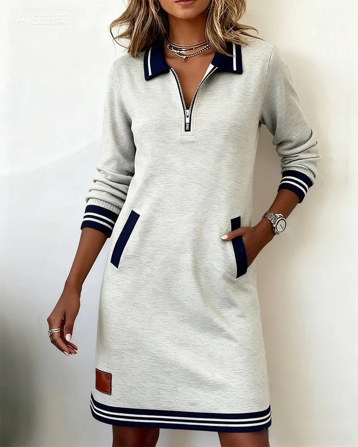 Muse and Valeur | Long Sleeve Cotton Dress