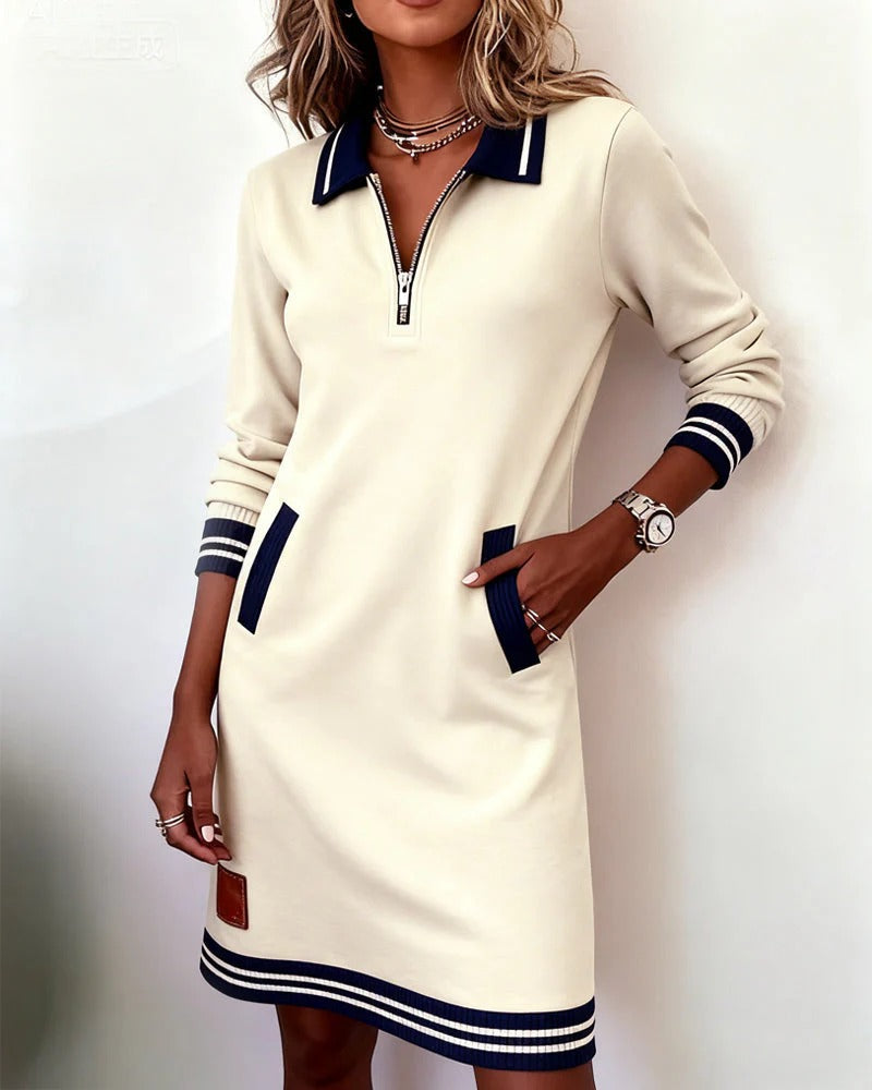 Muse and Valeur | Long Sleeve Cotton Dress