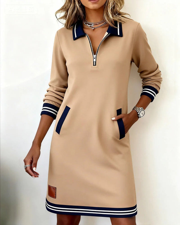 Muse and Valeur | Long Sleeve Cotton Dress