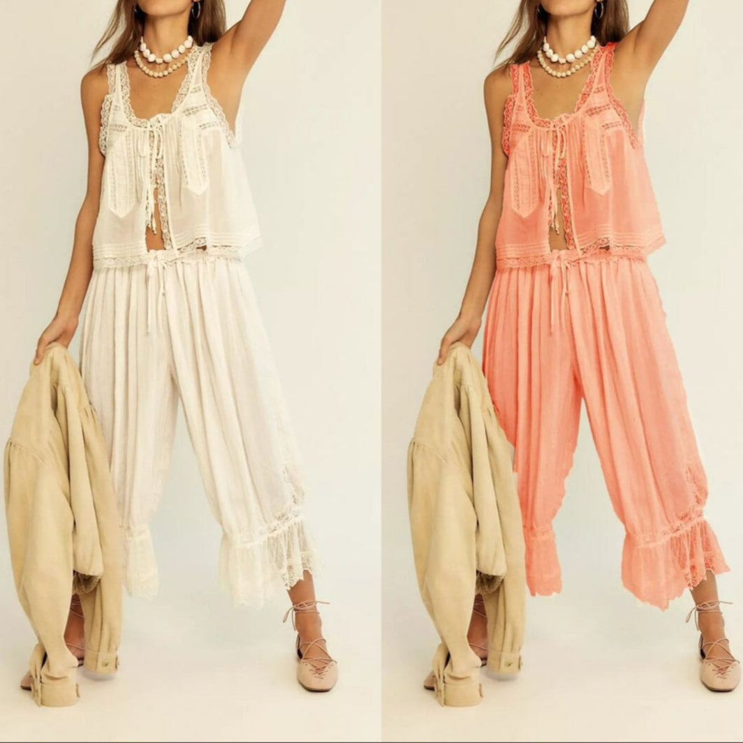 Muse and Valeur | Lace Two-Piece Set