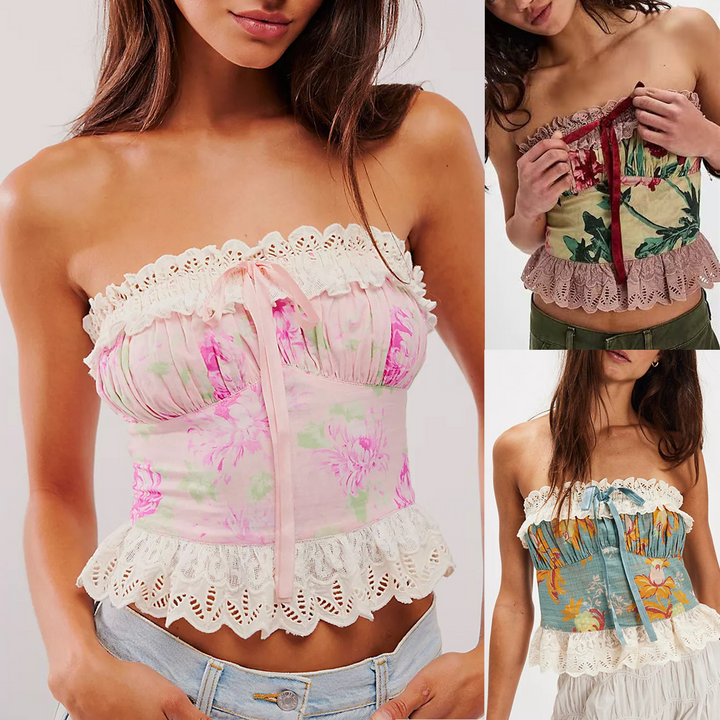 Muse and Valeur | Lace Corset Top