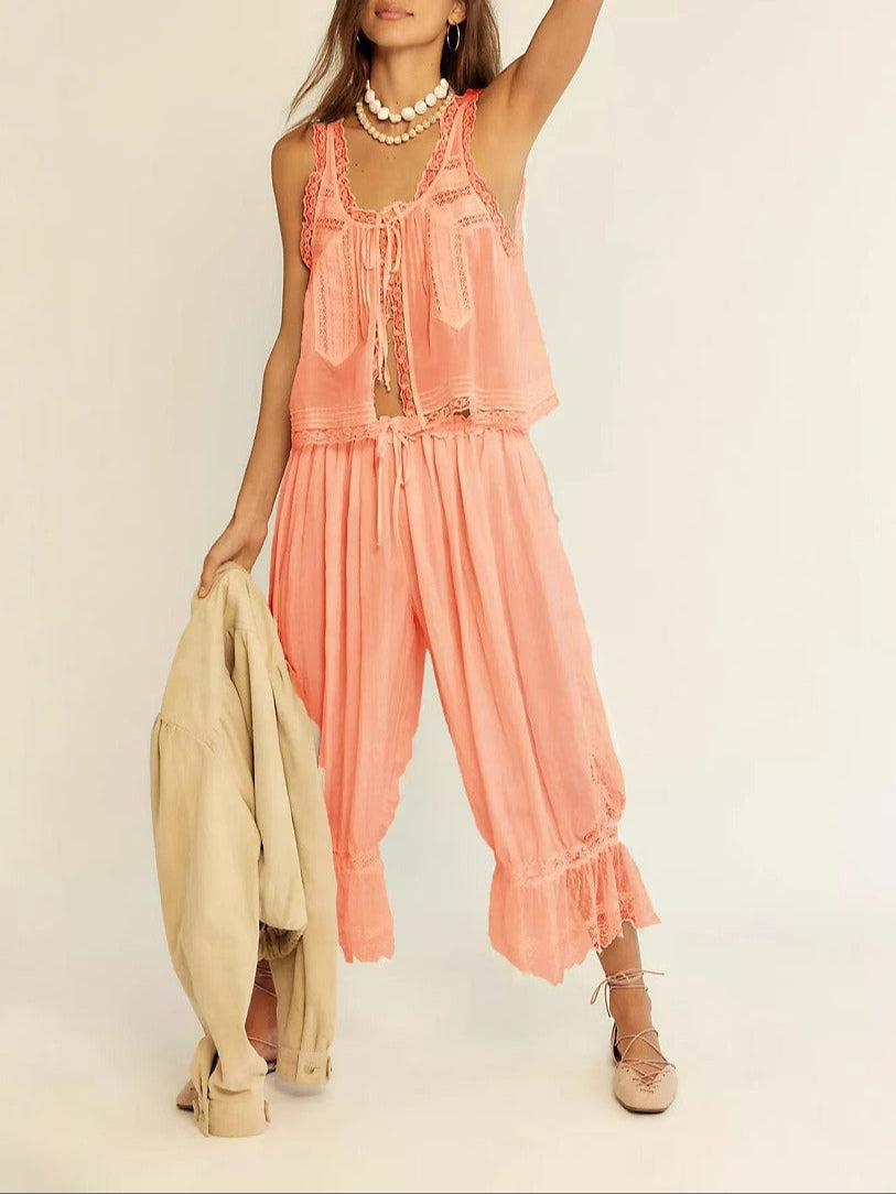 Muse and Valeur | Lace Two-Piece Set