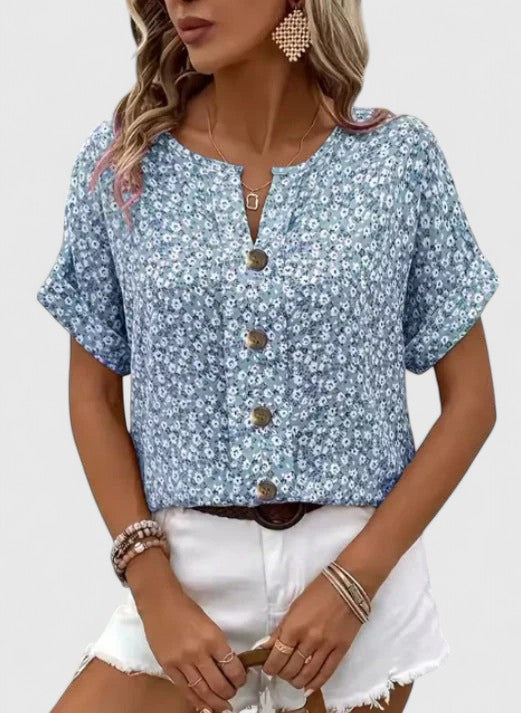 Muse and Valeur | Floral Summer Top