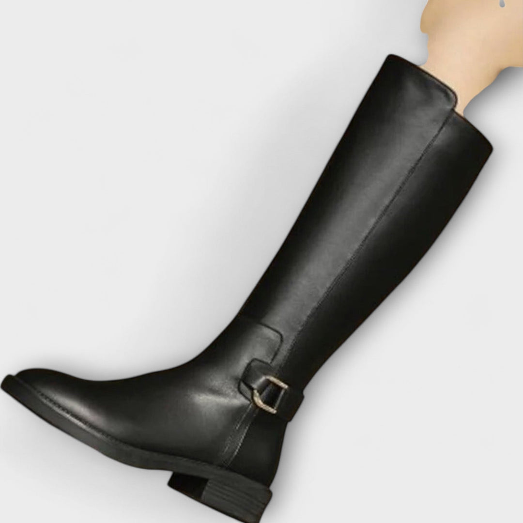 Muse and Valeur | Leather Knee High Boots
