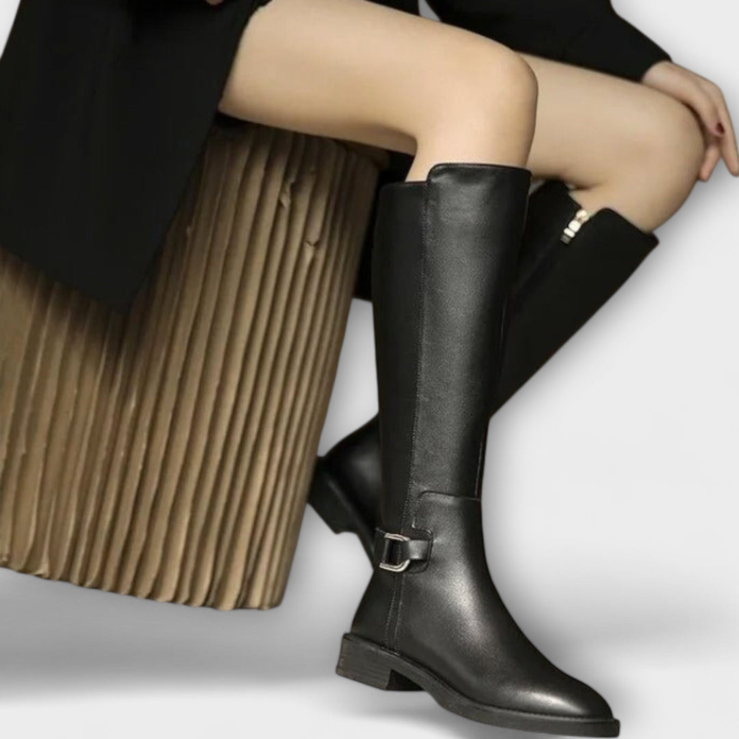 Muse and Valeur | Leather Knee High Boots