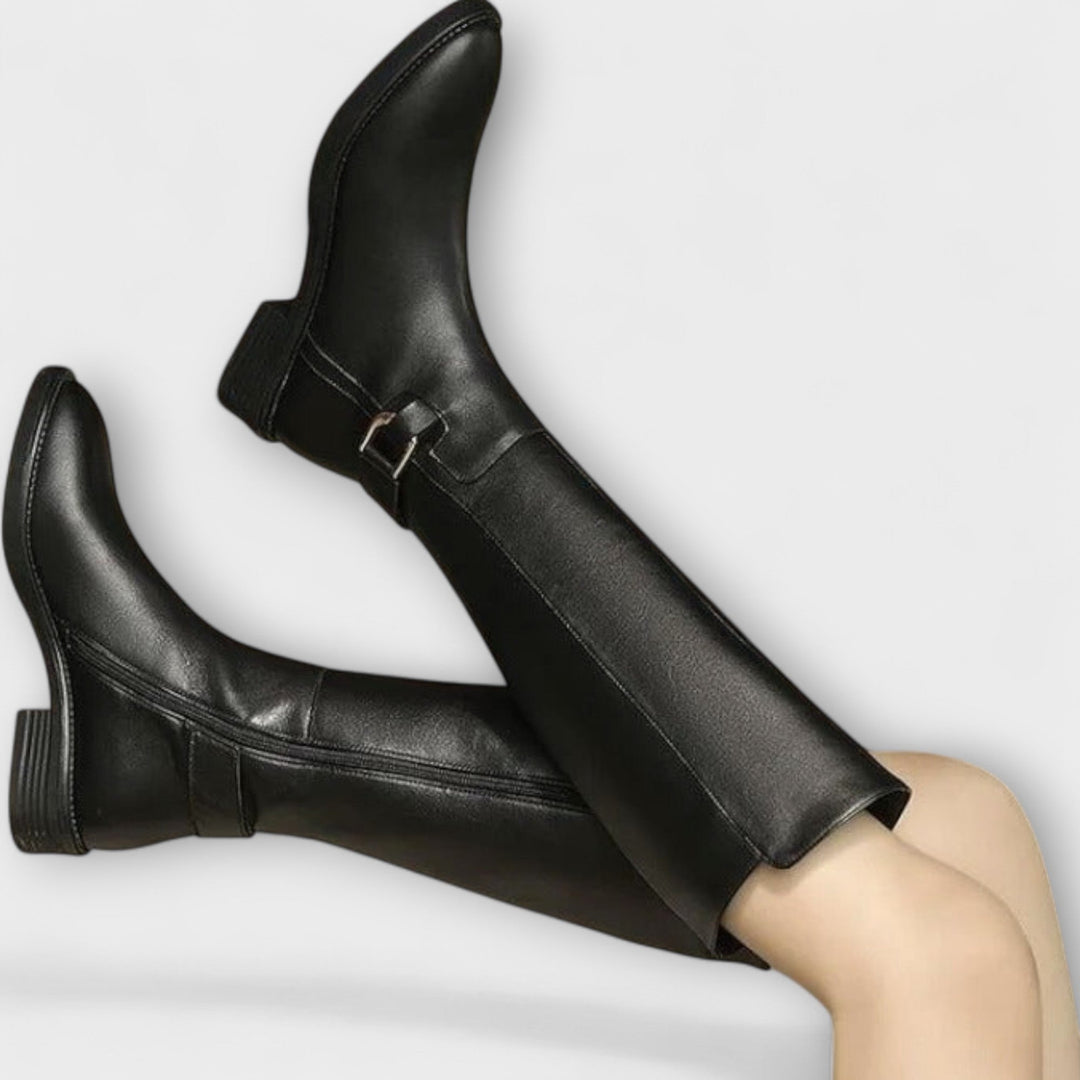 Muse and Valeur | Leather Knee High Boots
