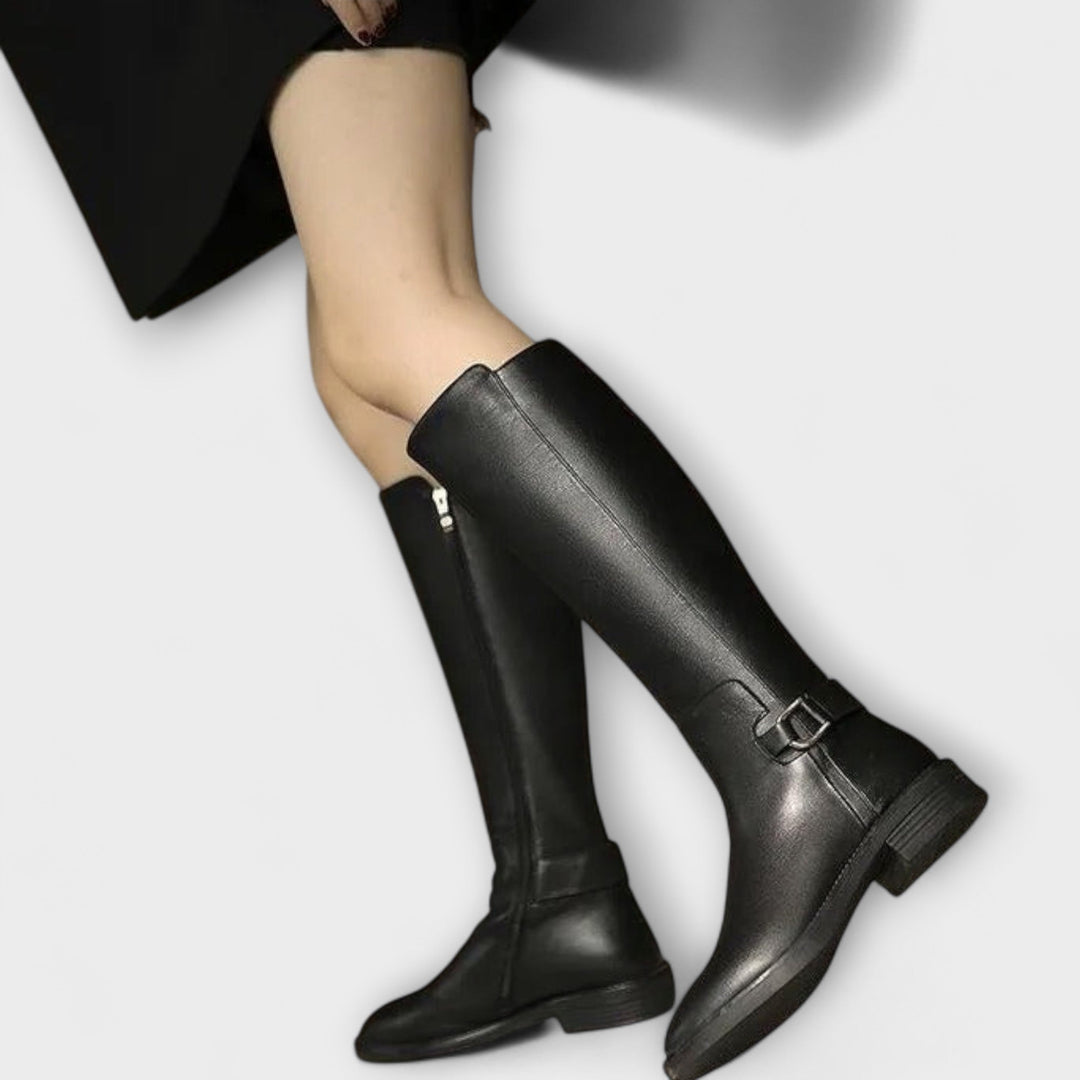 Muse and Valeur | Leather Knee High Boots