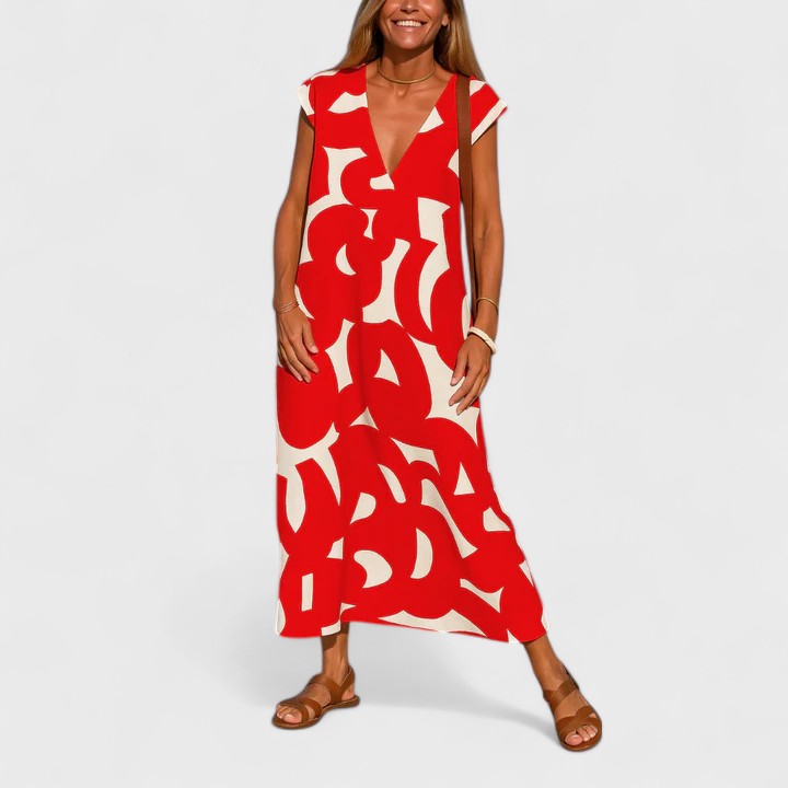 Muse and Valeur | V-Neck Dress