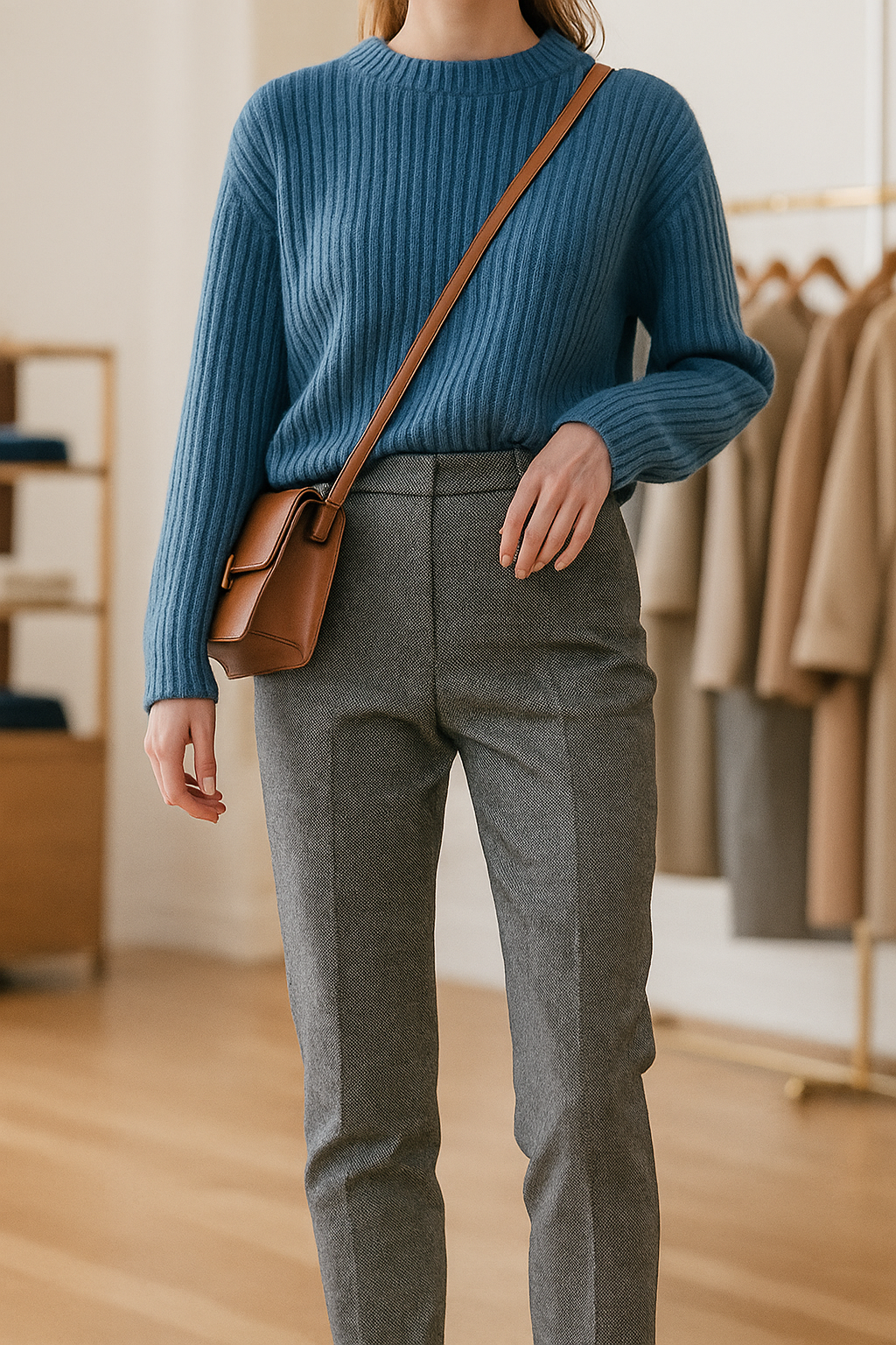 Muse & Valeur | Classic Wool Trousers for Women
