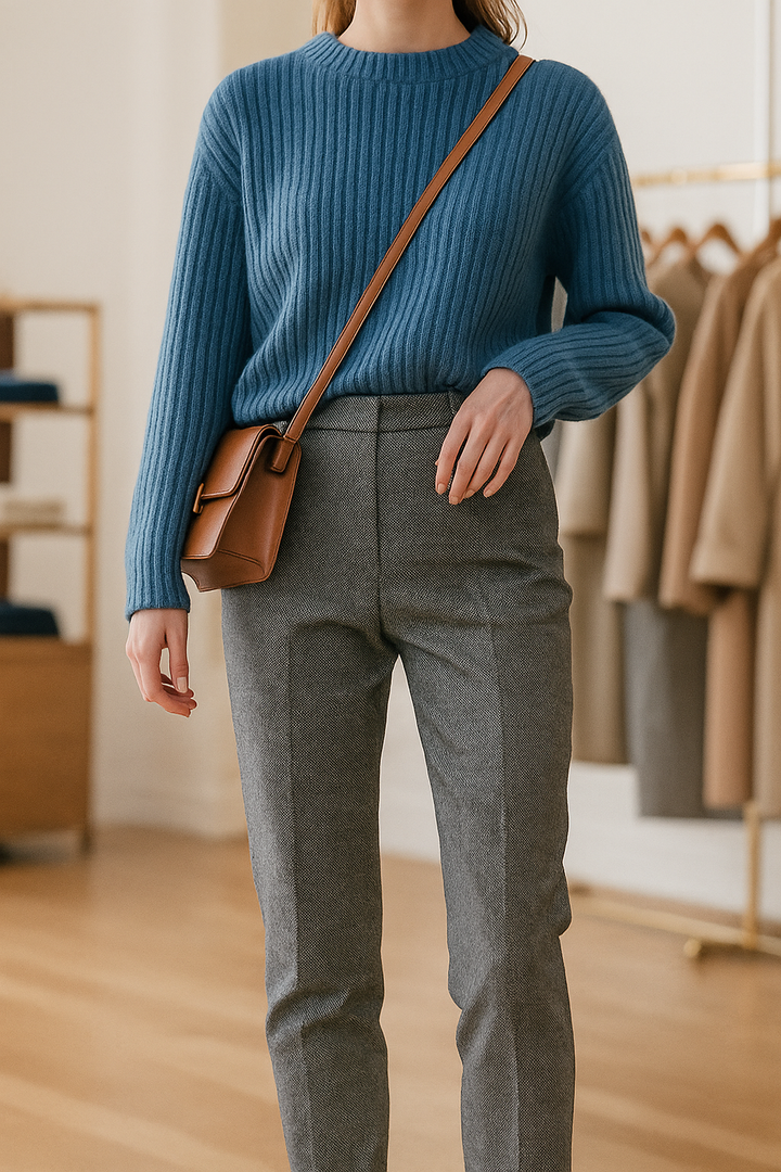 Muse & Valeur | Classic Wool Trousers for Women